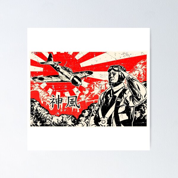 Kiyoshi Ogawa Kamikaze Attack - Memorial pacht - Grunge Style