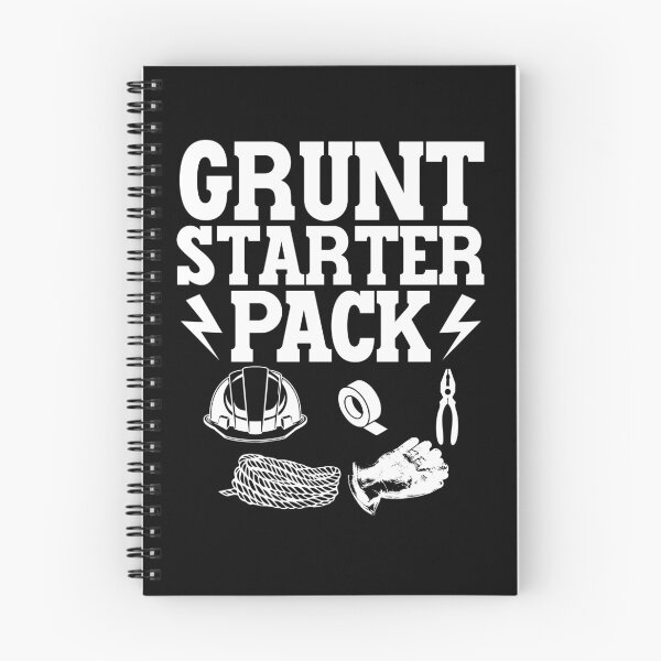 Item preview, Grunt Starter Pack Funny Apprentice Lineman designed and sold by jonawillian.