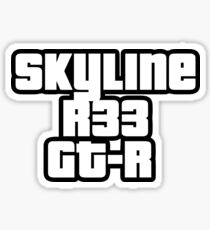 Skyline R33 GT-R Sticker