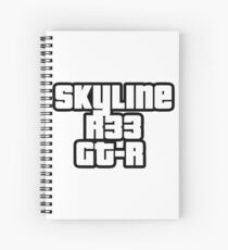 Skyline R33 GT-R Spiral Notebook