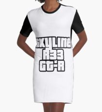 Skyline R33 GT-R T-Shirt Kleid