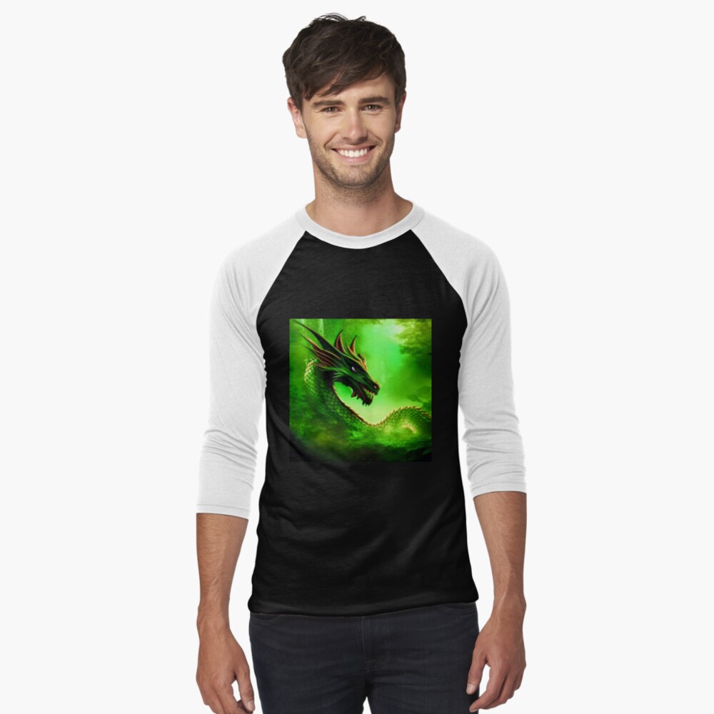 Item preview, Baseball ¾ Sleeve T-Shirt designed and sold by dragynrain.