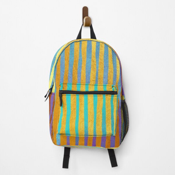 Item preview, Bohemian Gold Stripes abstract art designed and sold by Glimmersmith.