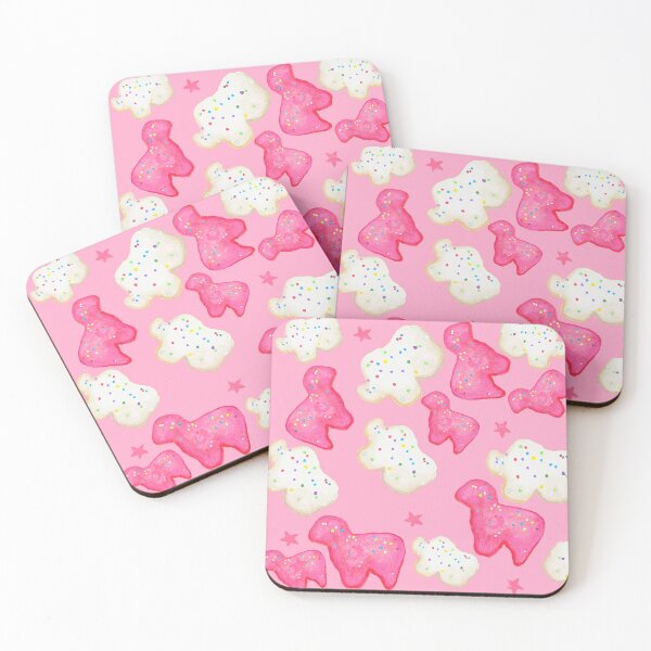 Item preview, Watercolor Circus Cookies on Pink designed and sold by Cass Noel Studio.