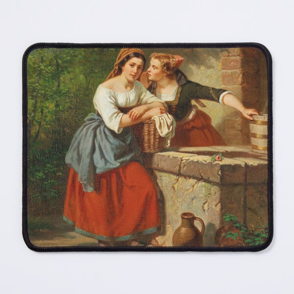 Item preview, The Love Message | Harmann Werner | 1861 German Romance Art designed and sold by CJET.