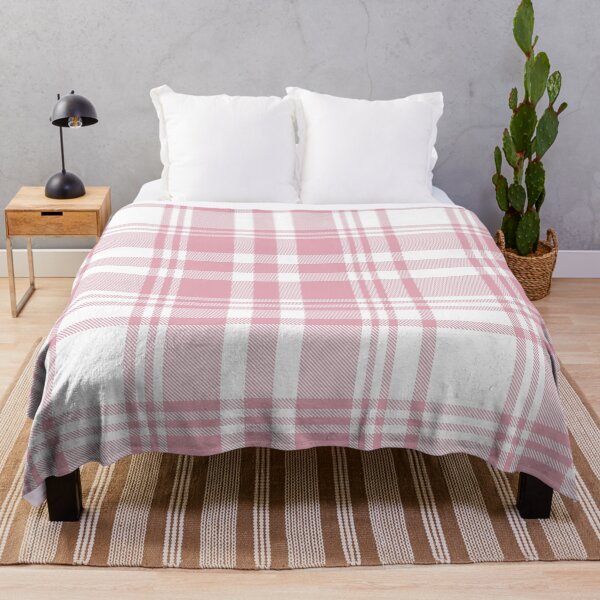Item preview, Pink and White Tartan Plaid Pattern designed and sold by thelustrous.