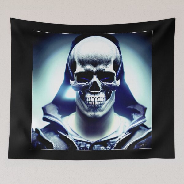 Item preview, DARKSYNTH SKULL #004 (FRAMED) designed and sold by RICK-TURNER.