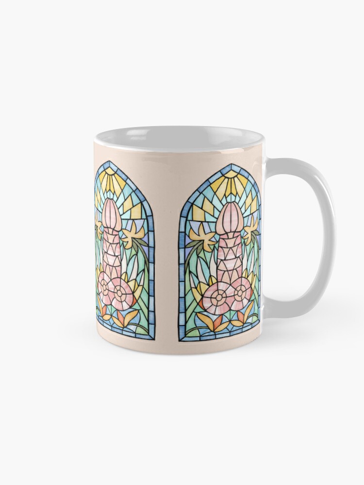 Coffee Mug Stained Glass Pattern