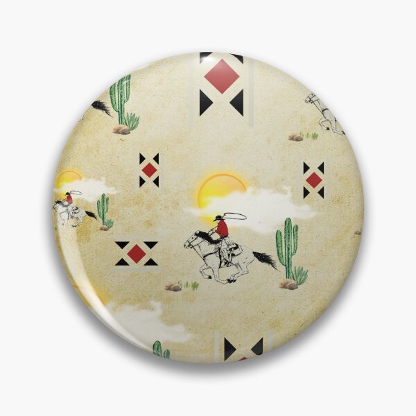 Item preview, Cowboy Roper Running Through Desert designed and sold by handsoftime2020.