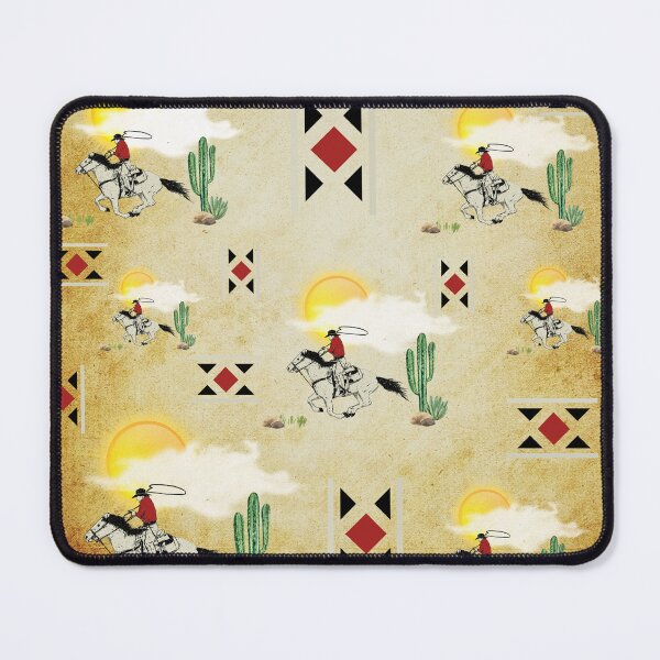 Item preview, Cowboy Roper Running Through Desert designed and sold by handsoftime2020.