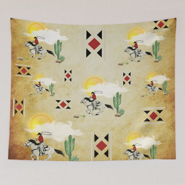 Item preview, Cowboy Roper corriendo por el desierto designed and sold by handsoftime2020.