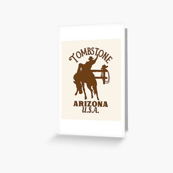 Item preview, Brown Tombstone Arizona Rodeo Rider designed and sold by WesternLocales.