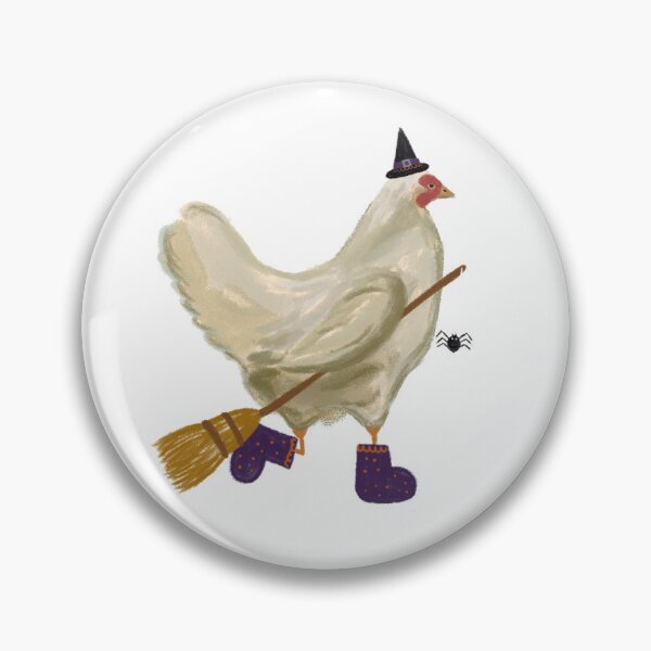 Item preview, The chicken is a witch! designed and sold by Luana Chemin.