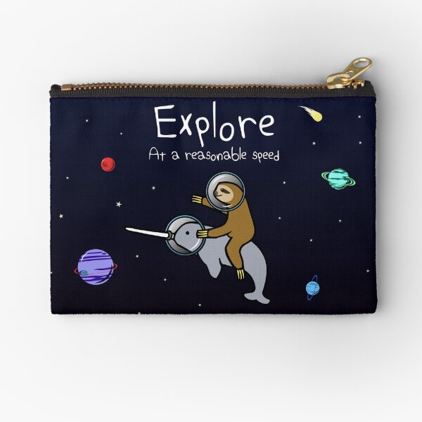 Item preview, Explore! At A Reasonable Speed (Sloth Riding Narwhal In Space) designed and sold by jezkemp.