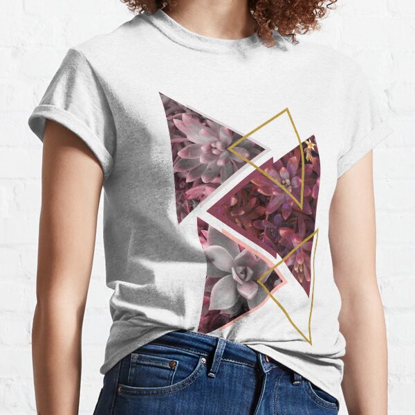 Wine Succulents #redbubble #decor #buyart Classic T-Shirt