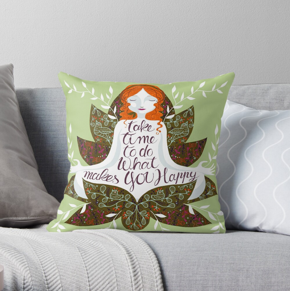 Item preview, Throw Pillow designed and sold by gaiamarfurt.
