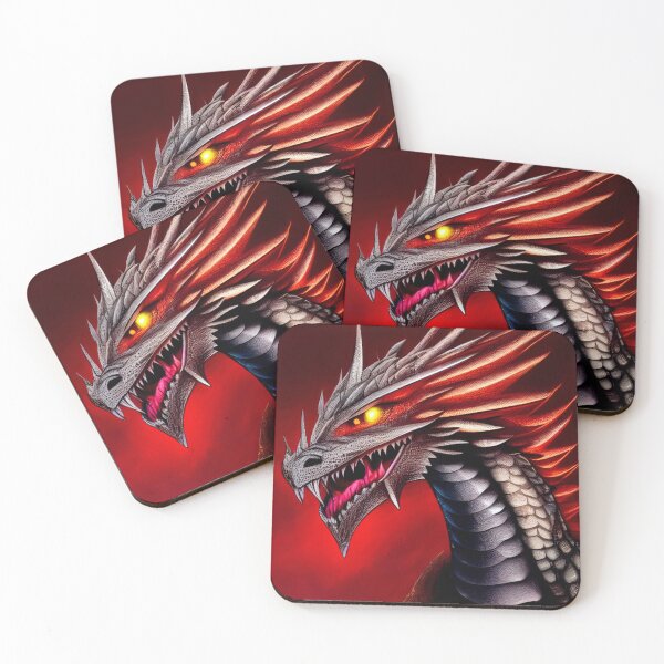 Item preview, Silver Metallic Dragon with Yellow Glowing Eyes designed and sold by dragynrain.
