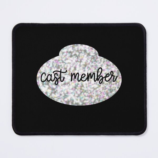 Item preview, Glitter Cast Member Name Tag designed and sold by abbiequail.