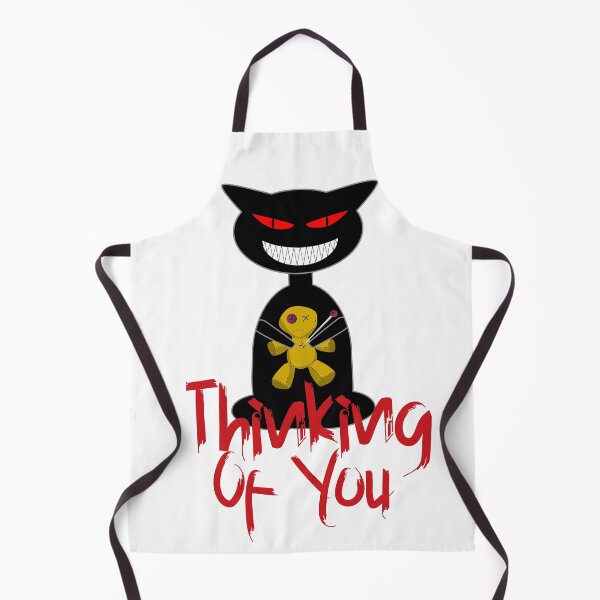 Item preview, Evil Cat, Thinking Of You, Voodoo Doll designed and sold by mamahellfire31.