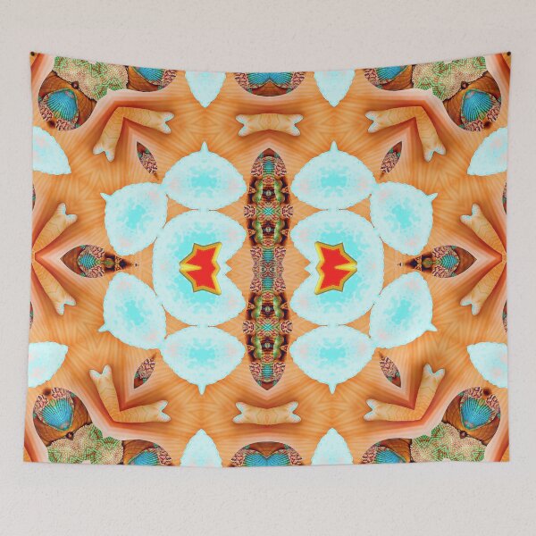 Item preview, HARMONIOUS COCKTAIL OF ARUBA SHELLFISH - UNFORGETTABLE ARUBA SOUVENIRS - ARUBA ISLAND PARADISE ABSTRACT GEOMETRIC PAINTING - ARUBA ABSTRACT FLAG INSPIRATION - ARUBA ONE HAPPY ISLAND. designed and sold by Ralek.