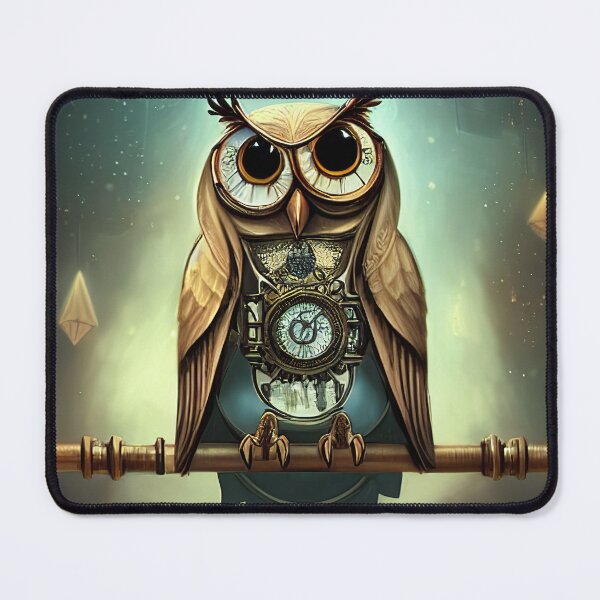 Item preview, cute owl with polygonal walls and glass roof designed and sold by Dicoart.