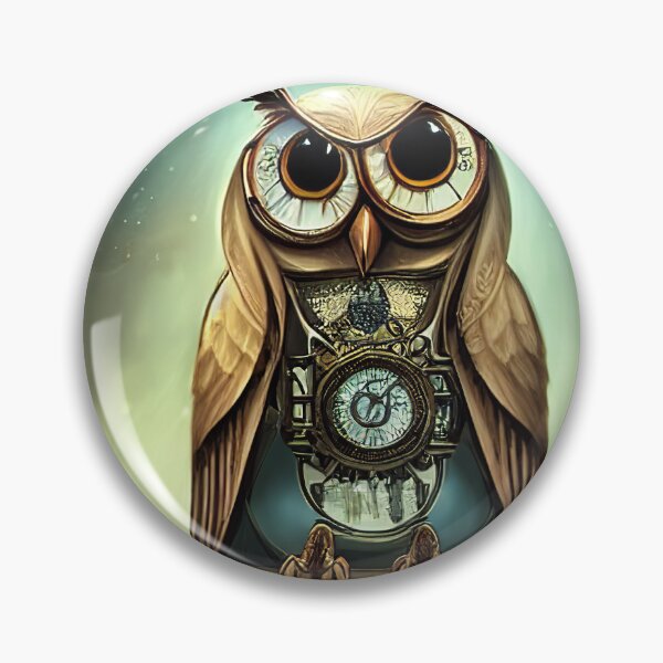 Item preview, cute owl with polygonal walls and glass roof designed and sold by Dicoart.