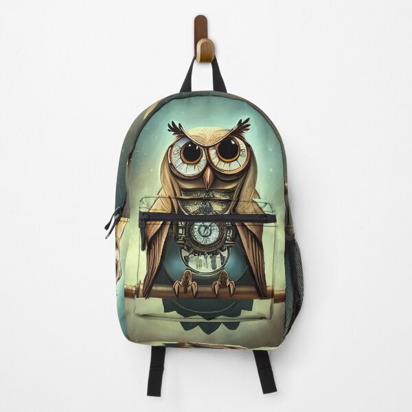 Item preview, cute owl with polygonal walls and glass roof designed and sold by Dicoart.