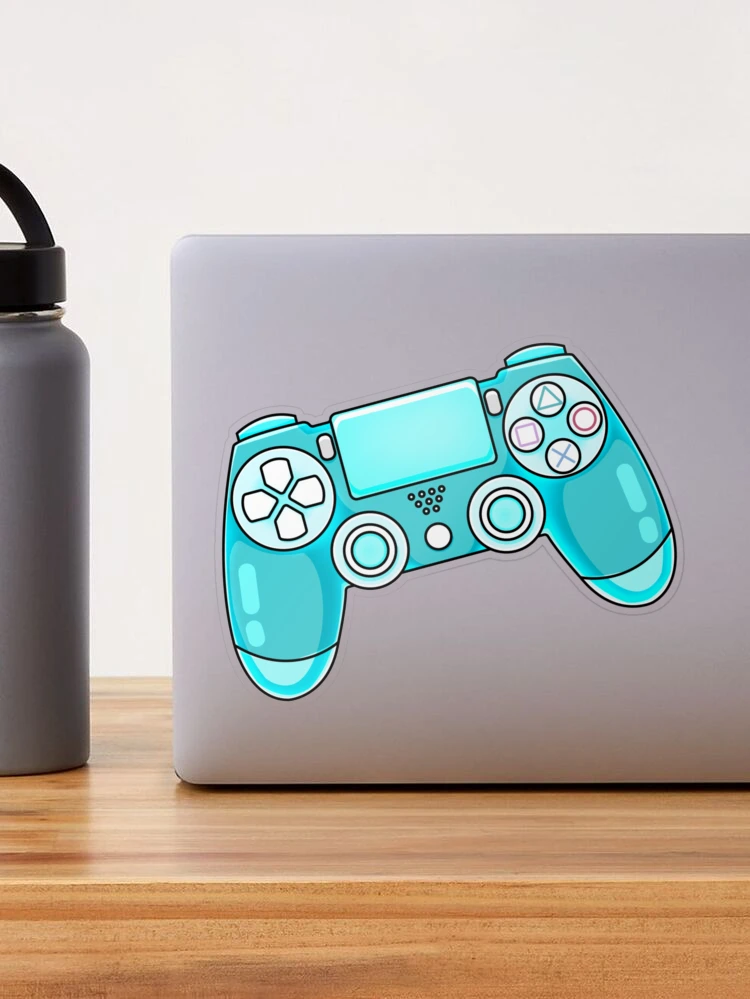 playstation 4 controller, light blue play controller Sticker by