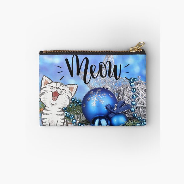 Item preview, "Meow" kitten with Christmas decoration designed and sold by SMILE88.