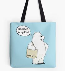 Tote Life Respect - We Bare Bears Cartoon Tote Bag