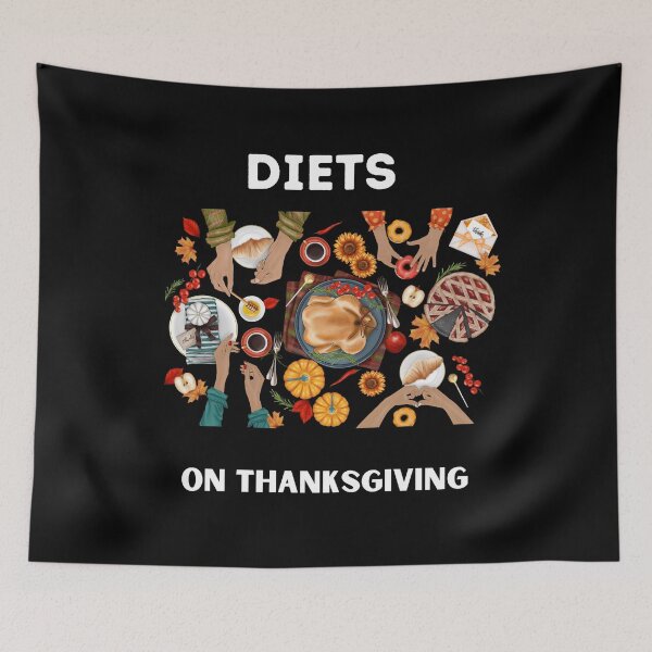 Item preview, Diets on Thanksgiving Family Decoration designed and sold by netdota.