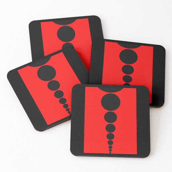 Item preview, Magnify and continuation red and black abstract art designed and sold by Ray Loka.