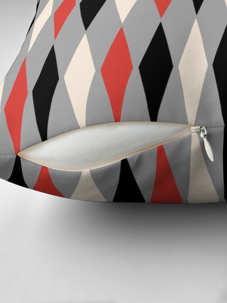 Thumbnail 2 of 4, Pillow, Geometric Diamond Pattern 245 designed and sold by tonymagnerart.