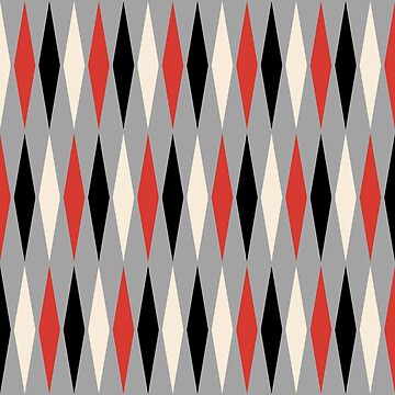 Artwork thumbnail, Geometric Diamond Pattern 245 by tonymagnerart