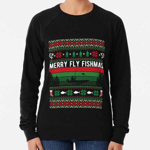 Fishing Ugly Christmas Sweater Merch & Gifts for Sale