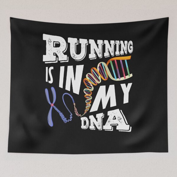 Aperçu de l'œuvre Running is In My DNA créée et vendue par manardesign.