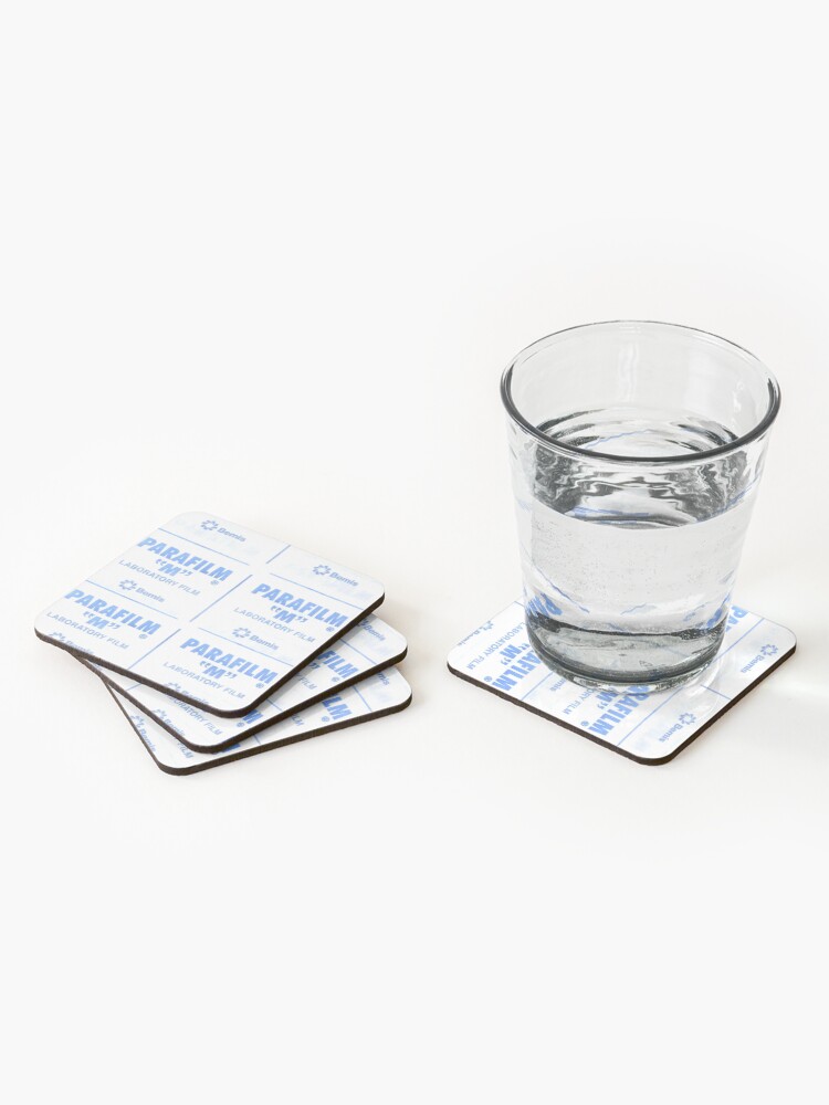 Thumbnail 2 of 5, Coasters (Set of 4), Parafilm is a lifesaver designed and sold by ScienceStores.