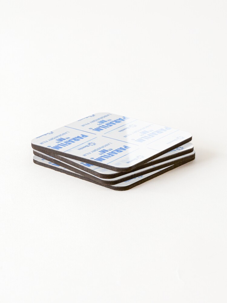 Thumbnail 4 of 5, Coasters (Set of 4), Parafilm is a lifesaver designed and sold by ScienceStores.