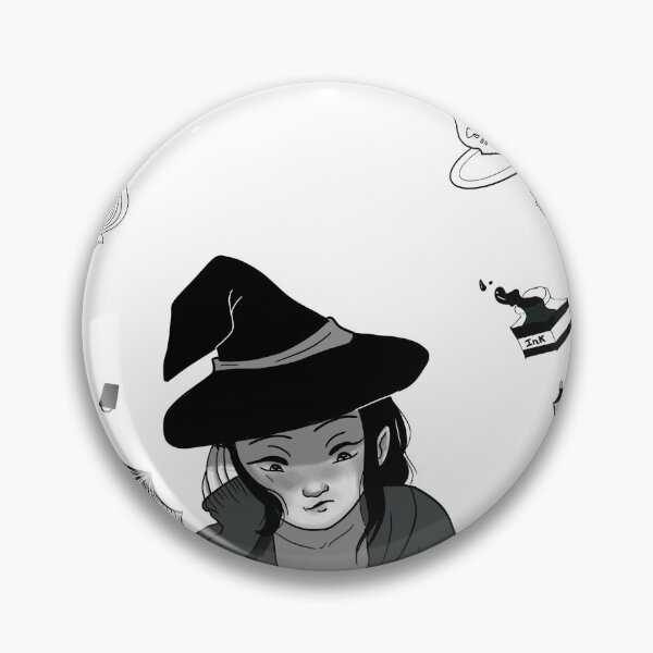 Item preview, Student witch reading a book  designed and sold by Relatablecuties.