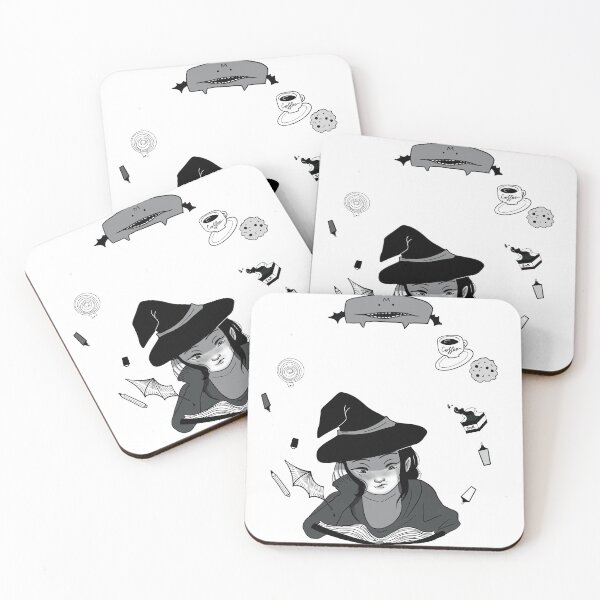 Item preview, Student witch reading a book  designed and sold by Relatablecuties.