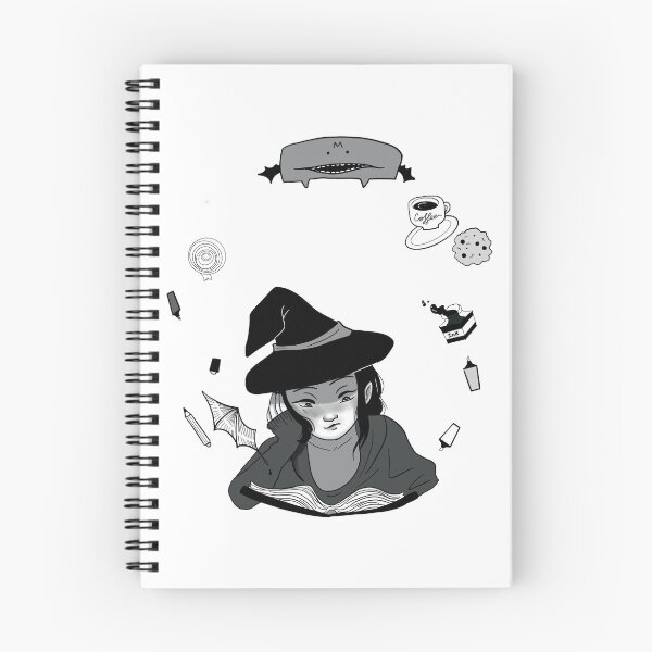 Item preview, Student witch reading a book  designed and sold by Relatablecuties.