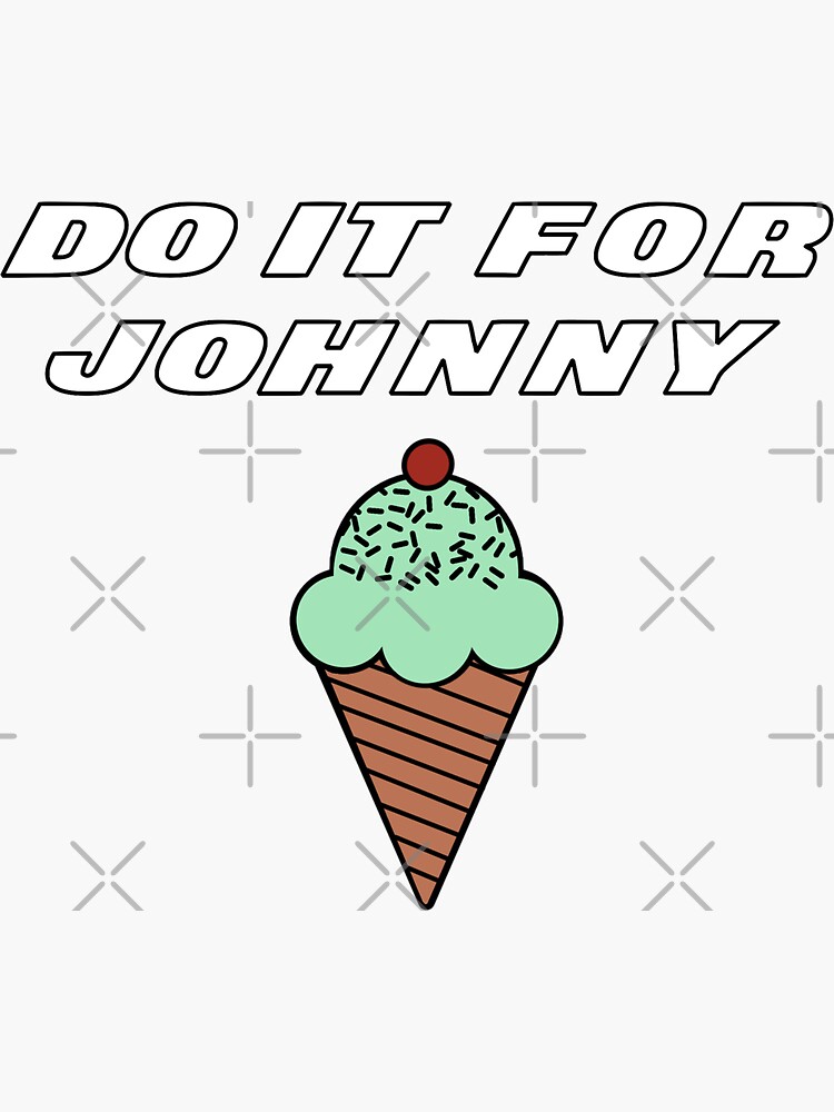 "Jets Johnny Ice Cream" Sticker for Sale by GangGreenGear Redbubble