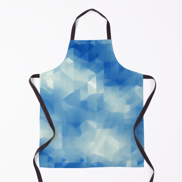Item preview, Wonderful Shades of Sky Blue Color in Polygonal Art designed and sold by Evolvity.