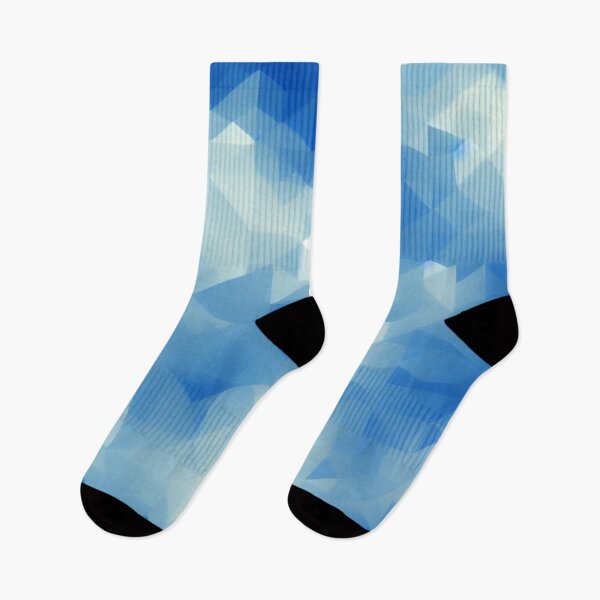 Item preview, Wonderful Shades of Sky Blue Color in Polygonal Art  designed and sold by Evolvity.