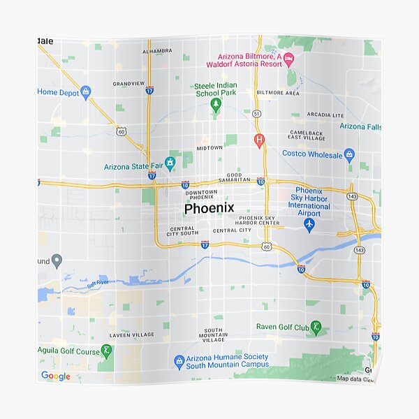 Phoenix United States Map Carthography Poster For Sale By Poster,504x498,f8f8f8 Pad,600x600,f8f8f8 