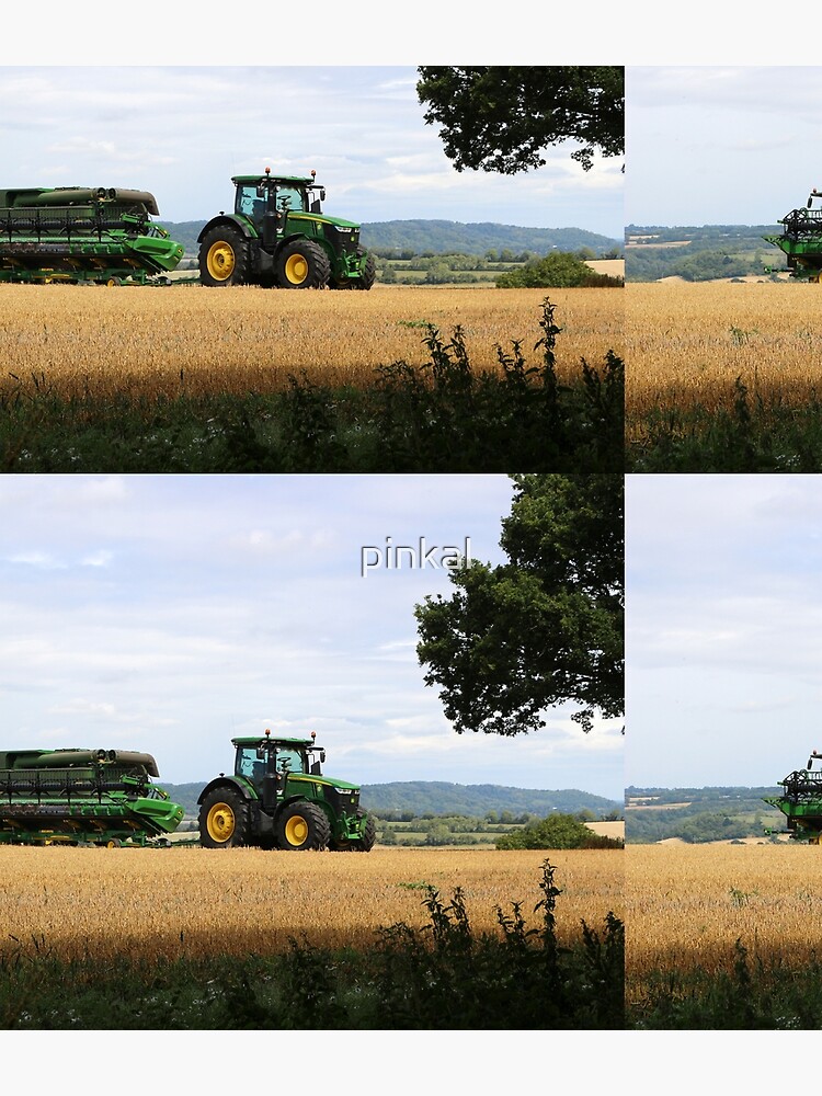 Combine Harvester and Tractor by pinkal