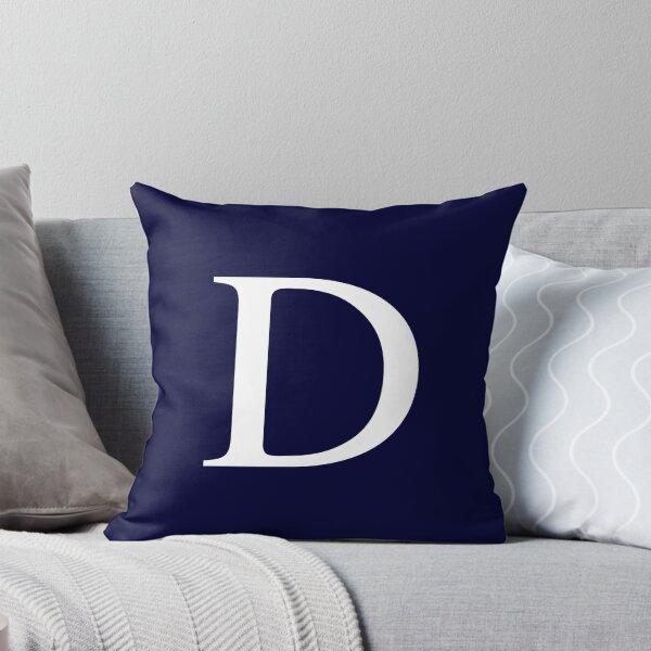 Item preview, Navy Blue Basic Monogram D designed and sold by rewstudio.