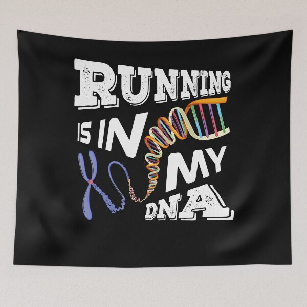 Aperçu de l'œuvre Running is In My DNA créée et vendue par manardesign.
