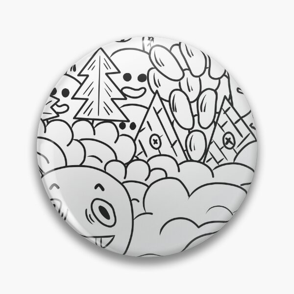 Item preview, UrBlobs Urban Cartoon - Blanco y negro designed and sold by DelusionalARTza.