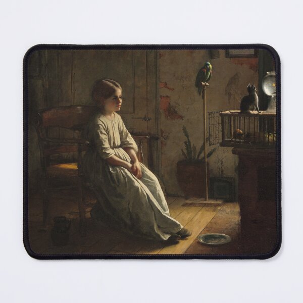 Item preview, The Pets | Eastman Johnson | 1856 American Art designed and sold by CJET.